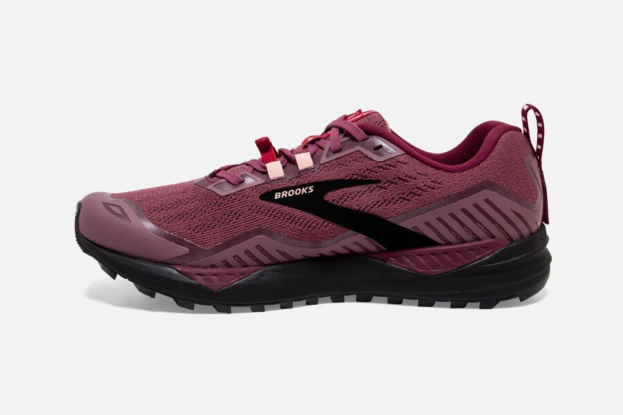 Brooks Cascadia 15 Trail Löparskor Dam - Vinröda - 7348-IKHGD